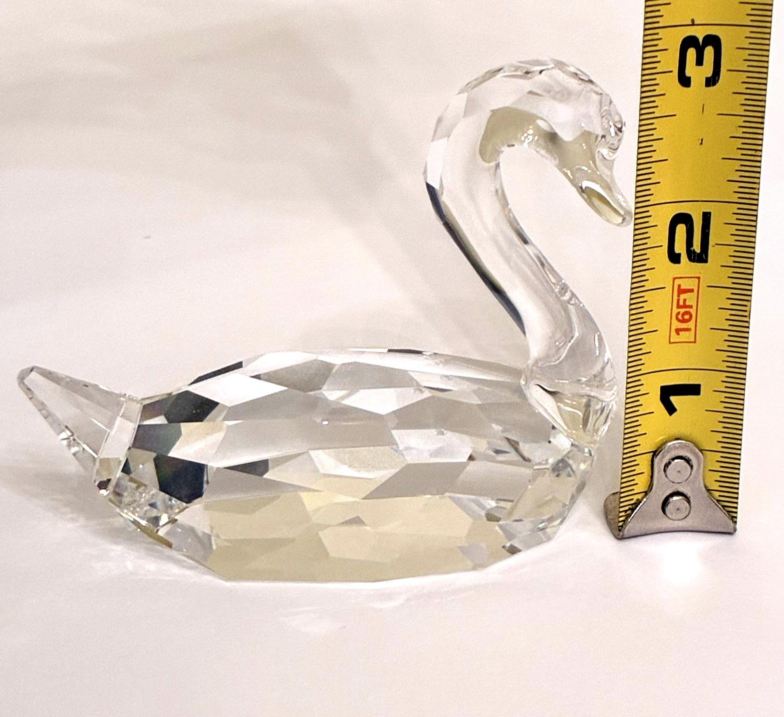 Swarovski Swan Crystal 3″ Flirting Figurine 844168 COA Box Signed
