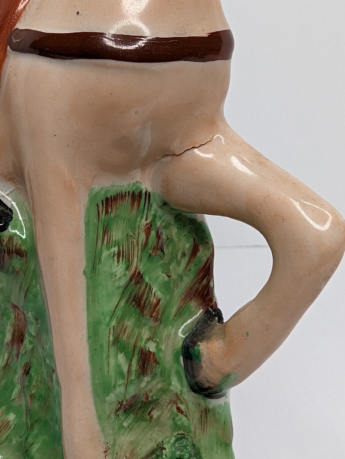 Antique Staffordshire Rider on Horse Read!