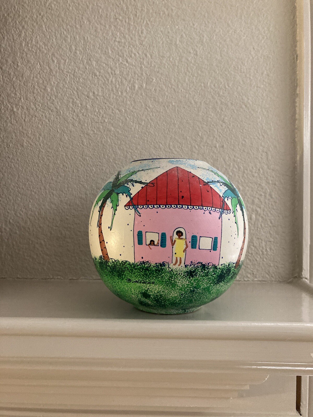 St Thomas Diane Kwiecien Caribbean Cottage With Tags Rare