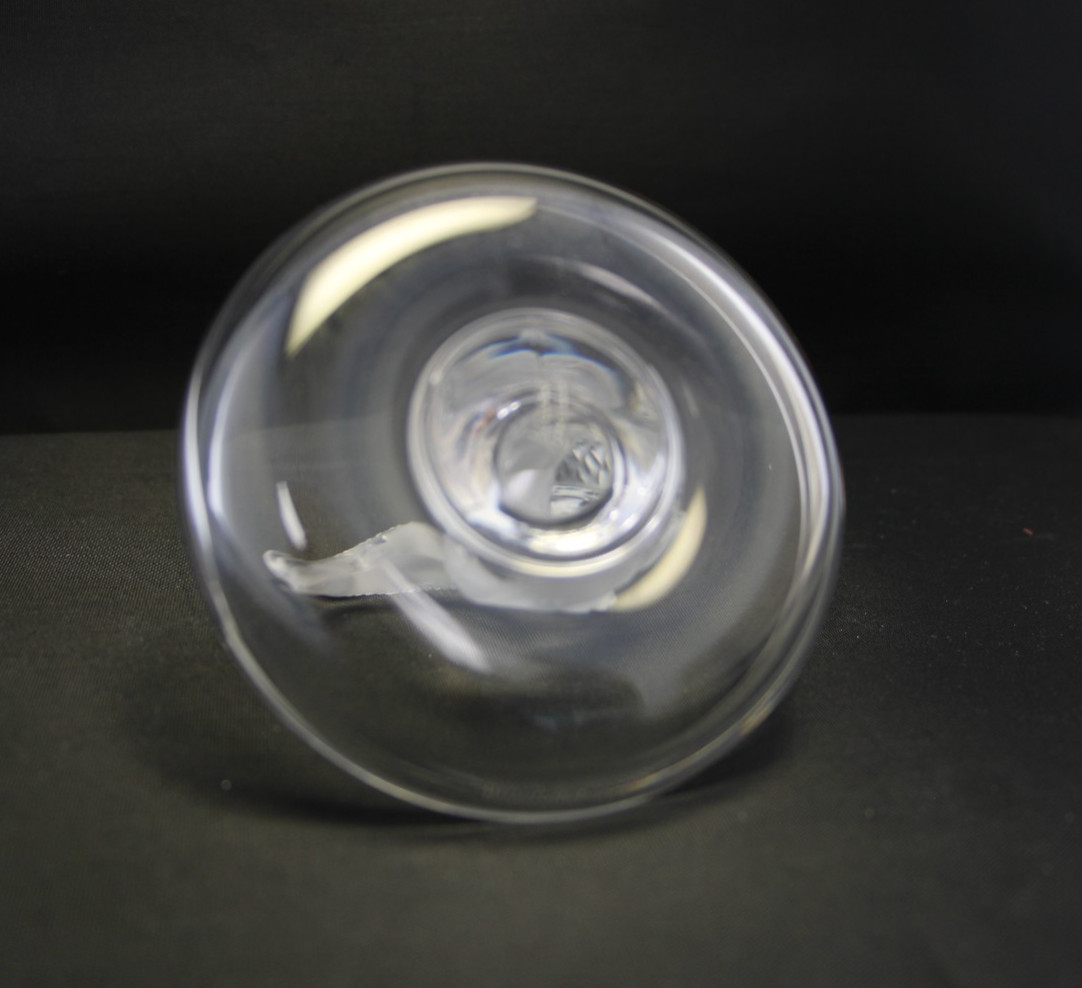 Lalique France 3.5″ Frosted Crystal Jumping Koi Fish Signed