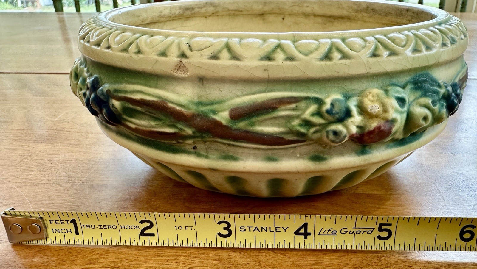 Vintage 1923 Roseville Pottery Corinthian Art Nouveau Planter Bowl