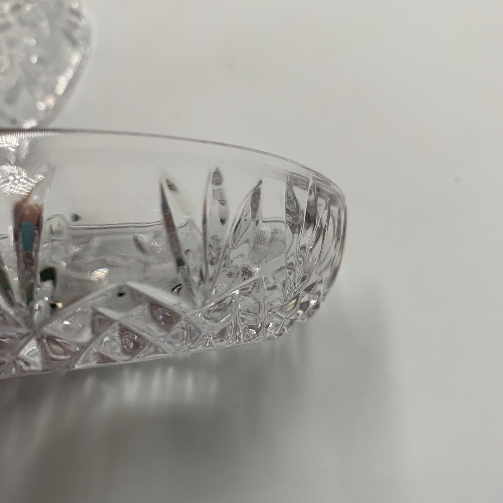 Waterford Crystal With Love Heart Shaped Covered Trinket Box NEW w/ Box
