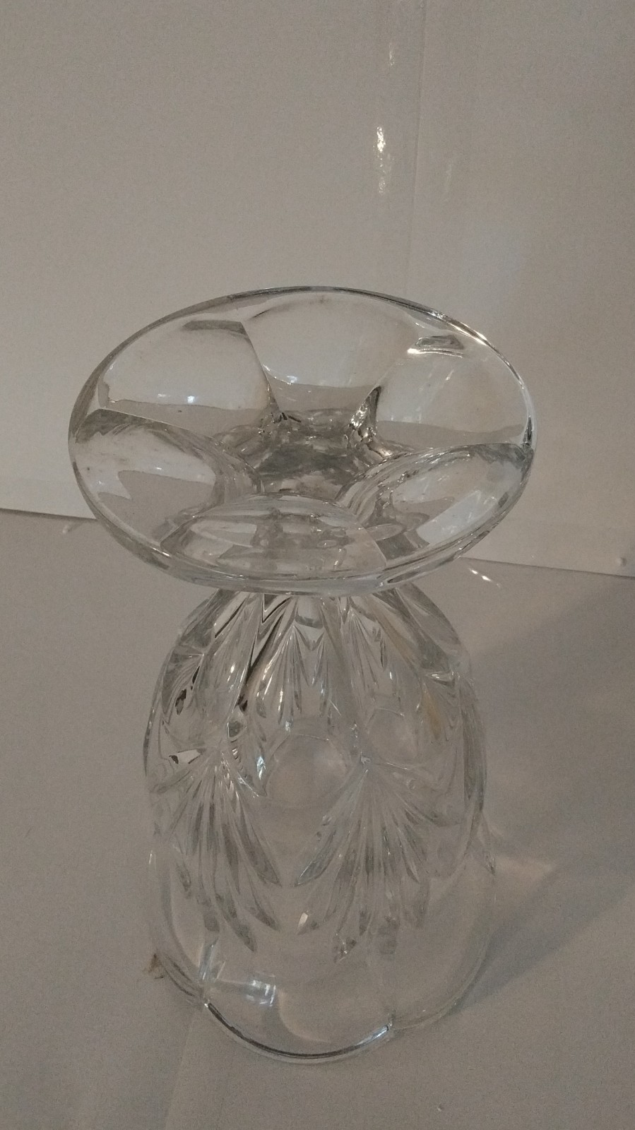Royal Limited 24% Lead Crystal Tulip Vase Clear Decorative Glass with Box