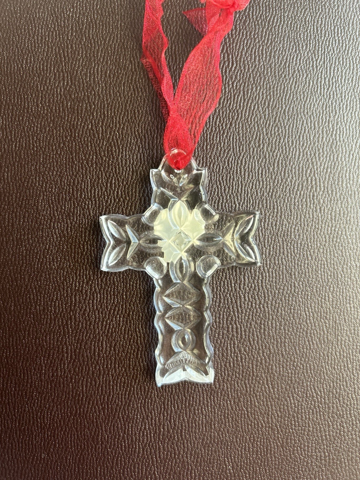 Waterford Crystal Celtic Traditions Cross Ornament Marshall Fields Exclusive Gif