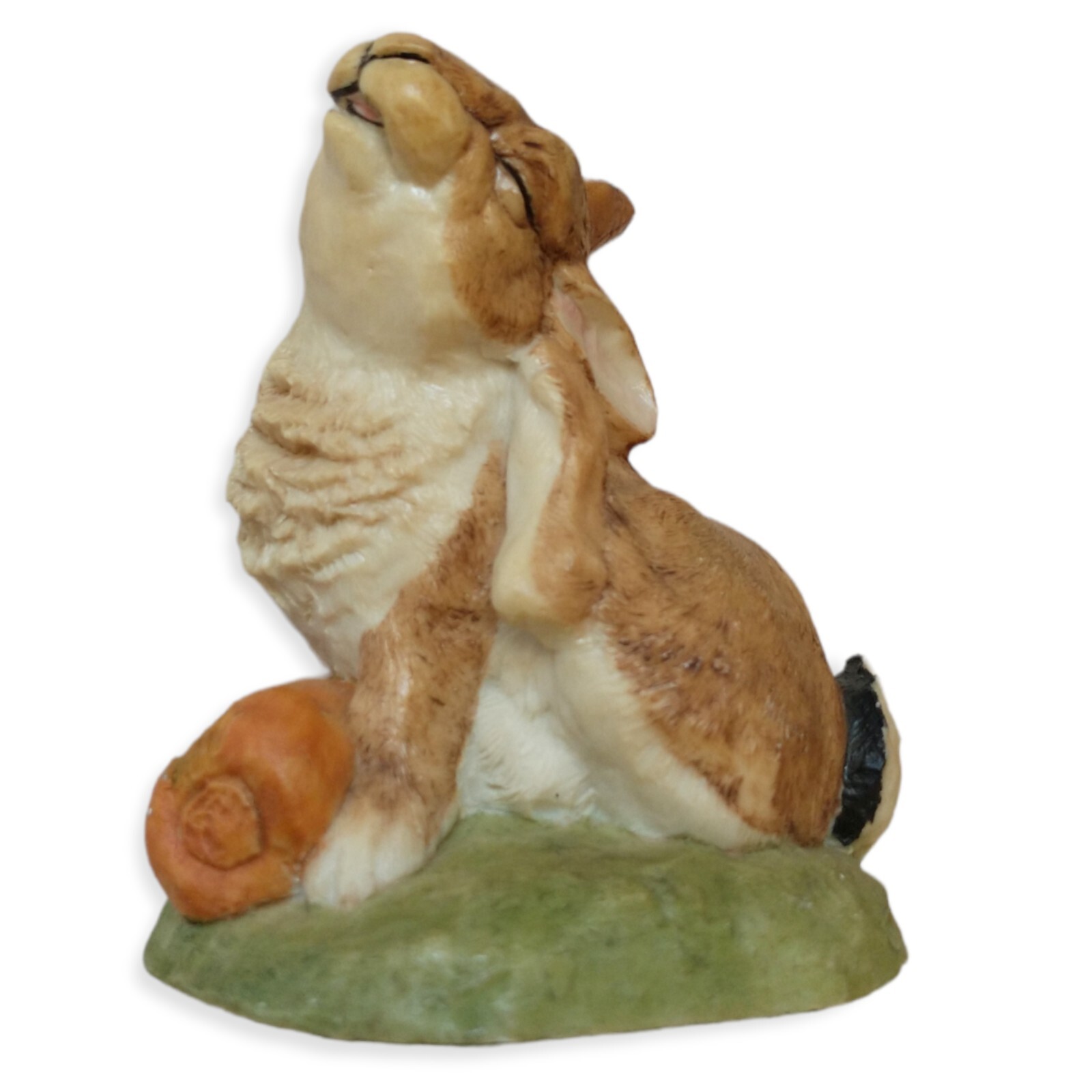 Vintage Bunny Rabbit Scratching Ear Figure VCH England Handpainted Resin England