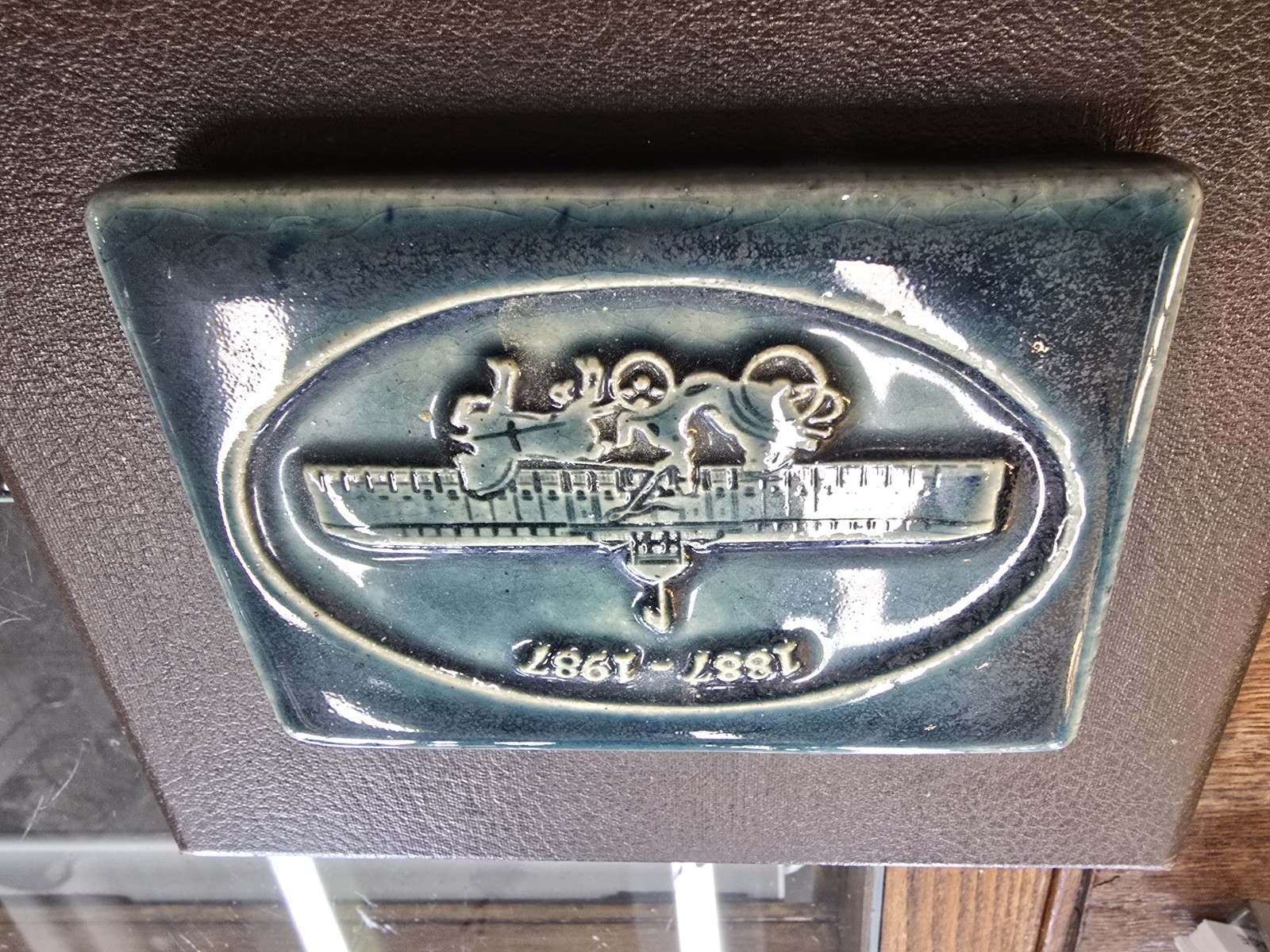 Pewabic Pottery Tile 100th Anniversary Grand Hotel Mackinac Island—RARE!