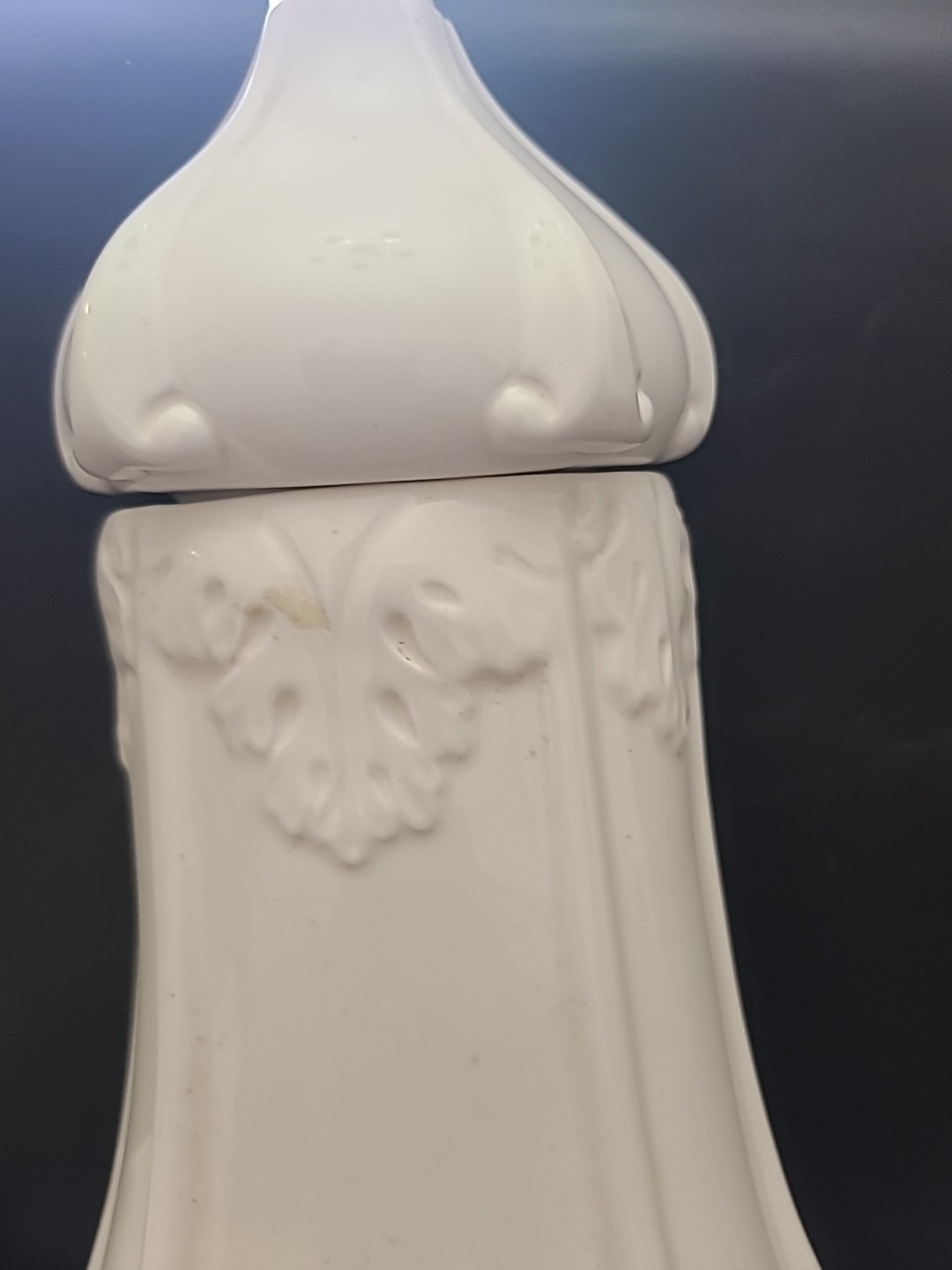 Andrea by Sadek Japan White Porcelain Wall Urn Dispenser & Tureen Set #6926
