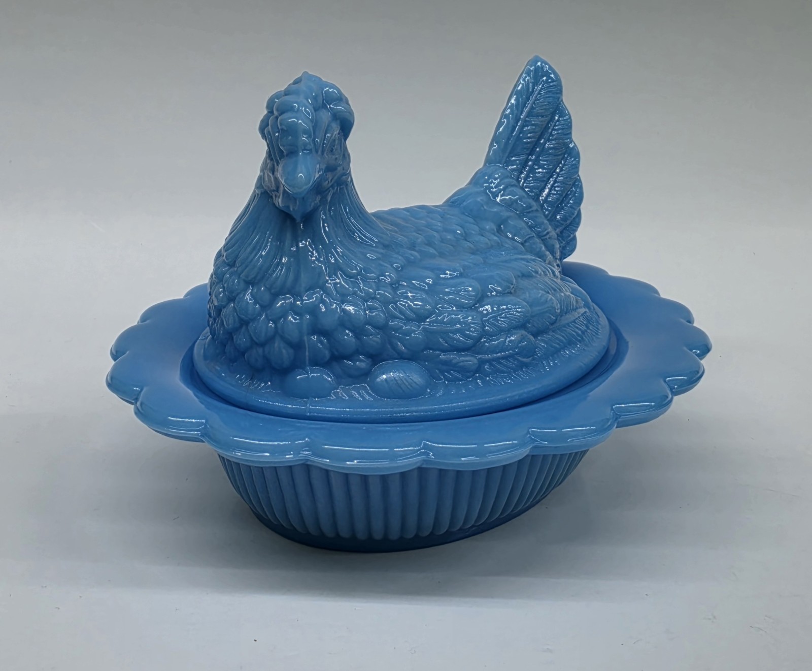 Mosser Bonnie Blue?? Hen On Nest Full Size Chicken