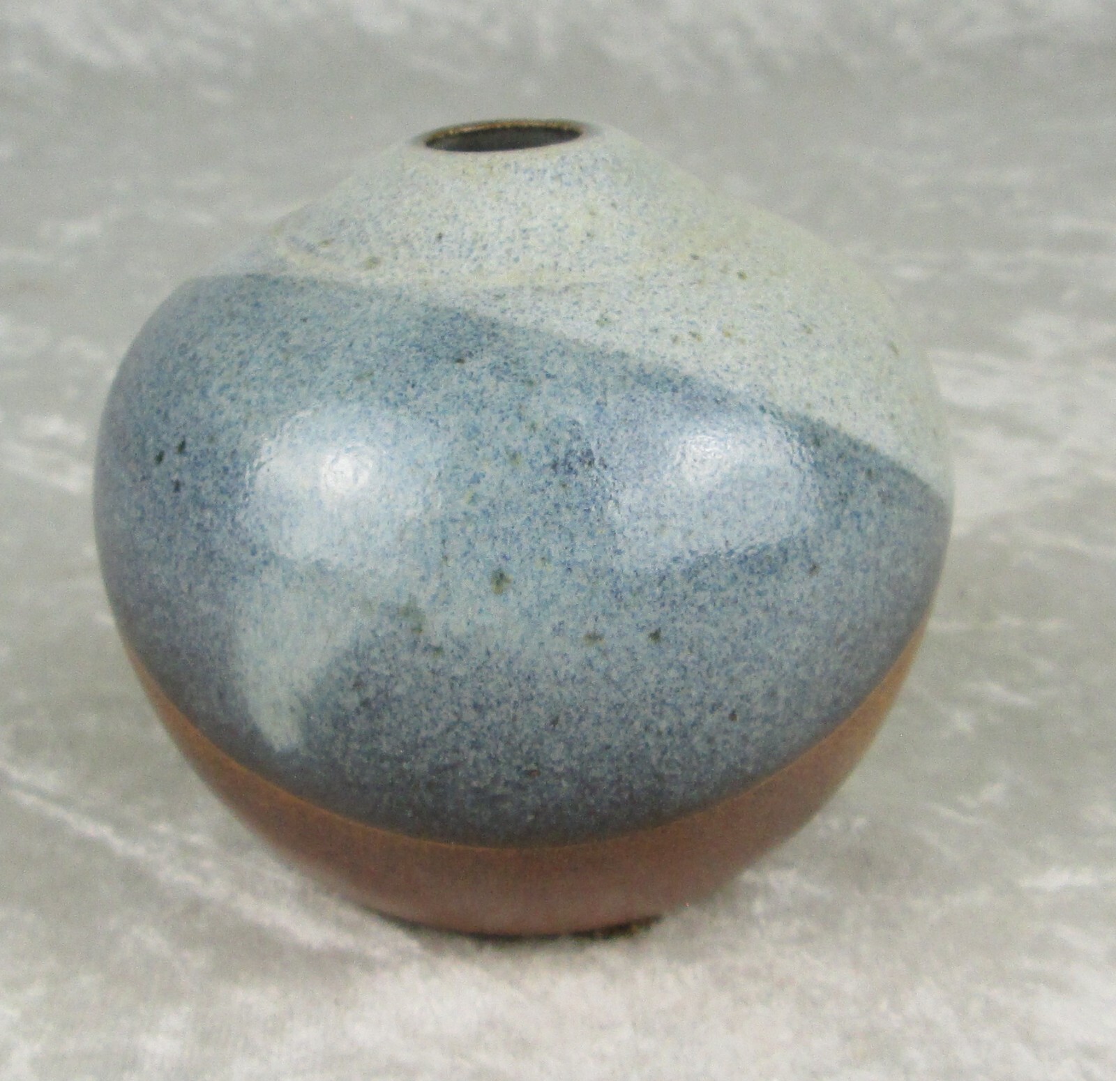 Pottery Craft PC USA Vase Seed Pot Robert Maxwell 2-3/4 in Tall Mid Century Mod