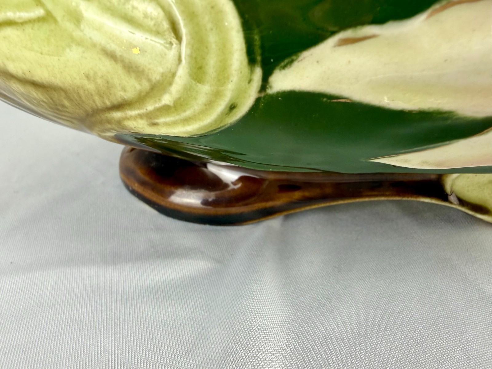 Antique Art Nouveau Majolica Jardinière, Continental European, Circa 1900–1915