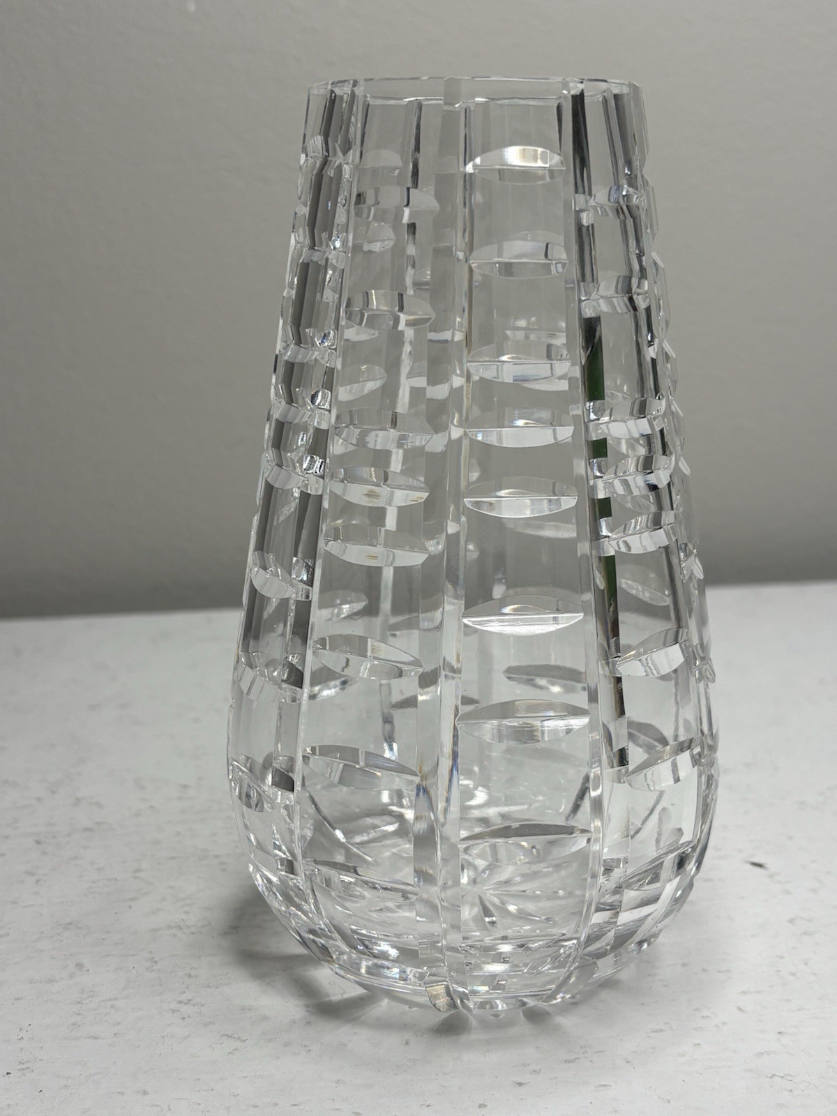 Vintage Waterford Crystal Tralee Vase Signed