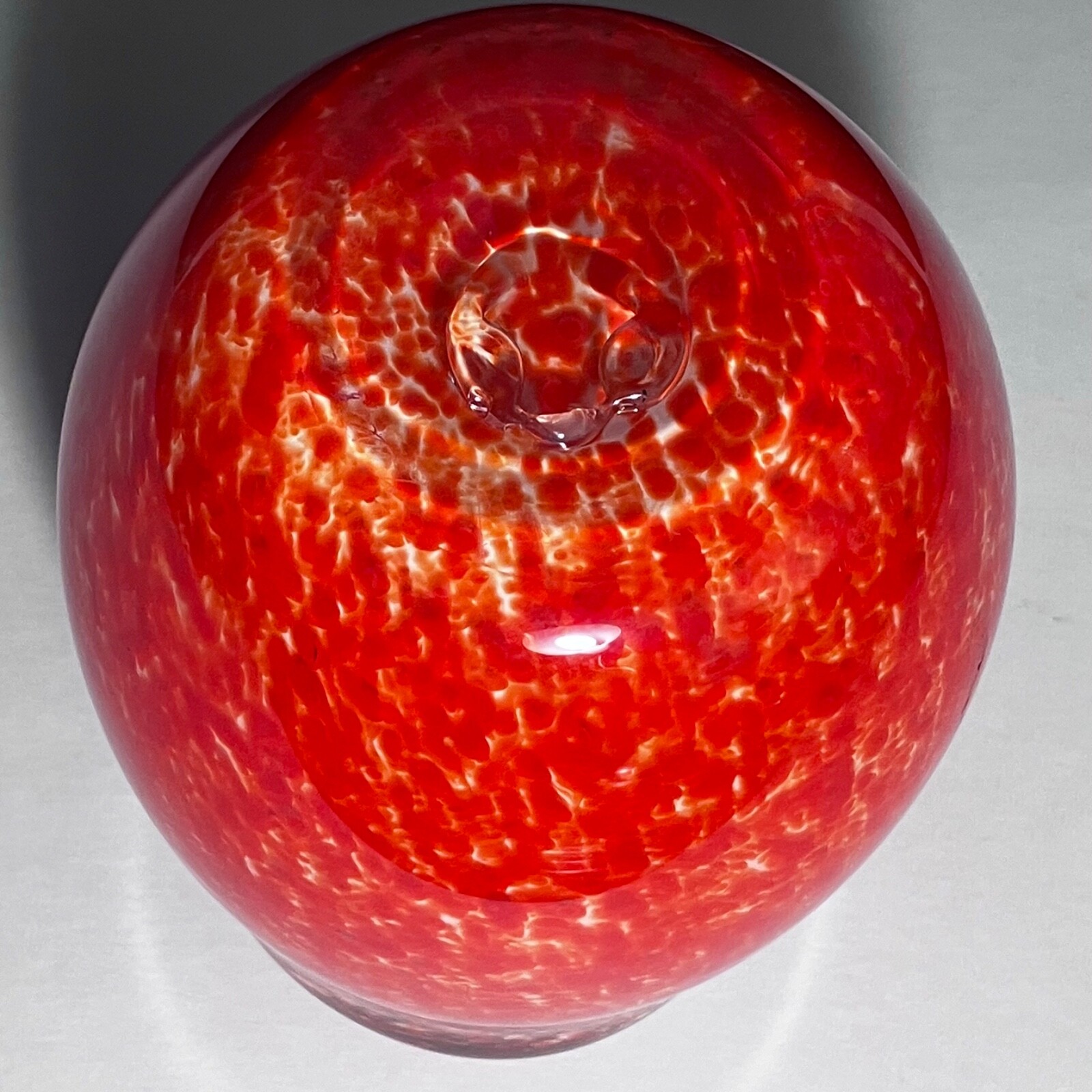 ZALLIQUE STUDIO Magma Vase / Unique Vintage American Art Glass / Slight Defects