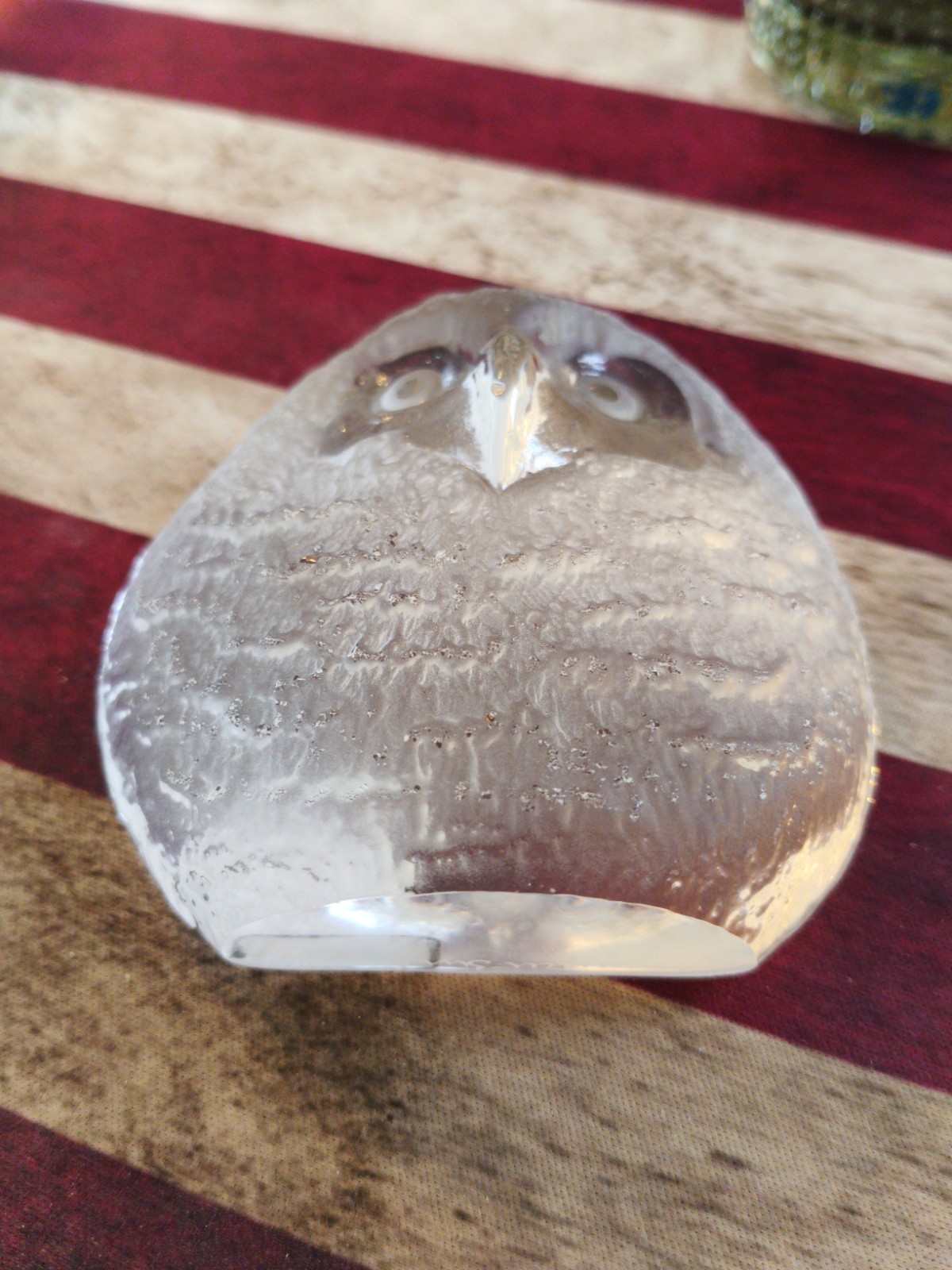 Matt Johanson Owl Glass Handmade In Sweden Signed by Artist