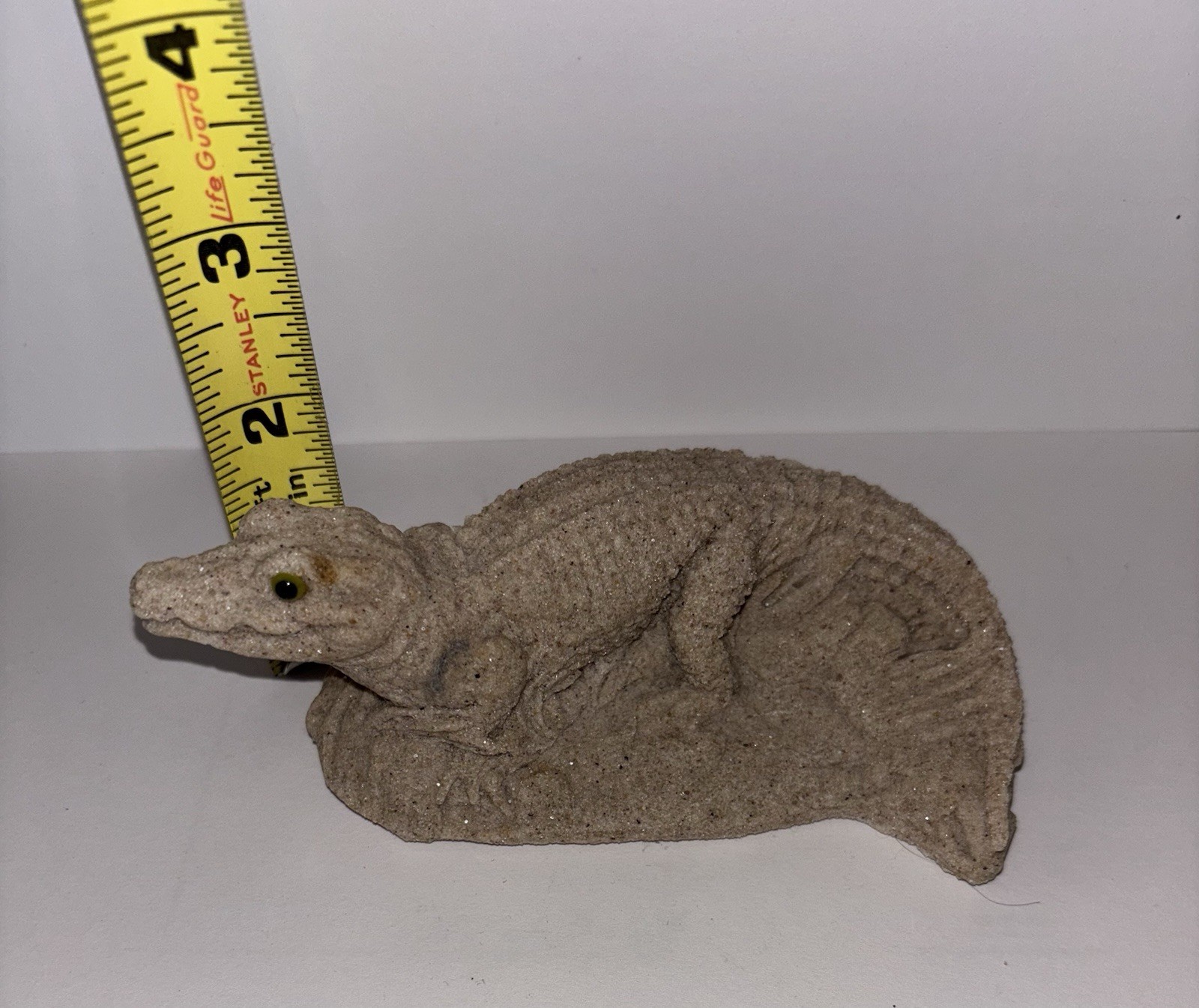 Sand Deco Aligator Crocodile Art Sculpture Paperweight Household Decor