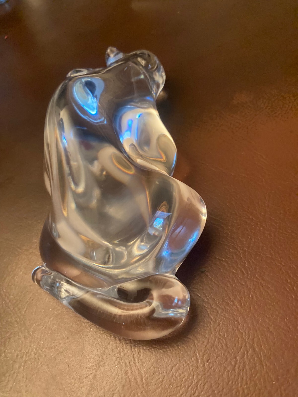 STEUBEN ROMAN CAT – SIGNED – beautiful, mint condition