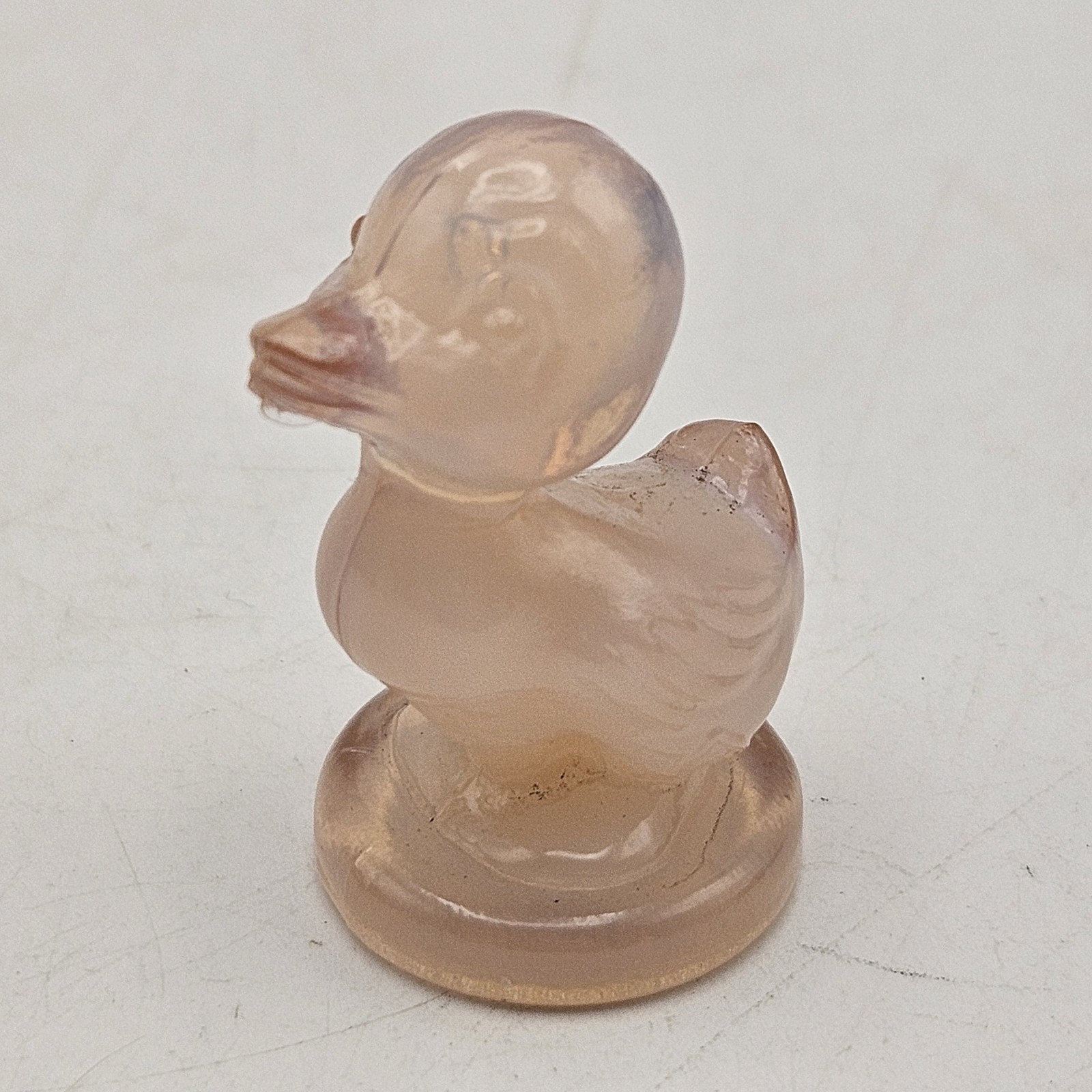 Boyds Glass ~ Debbie Duck Duckling ~ Crown Tuscan