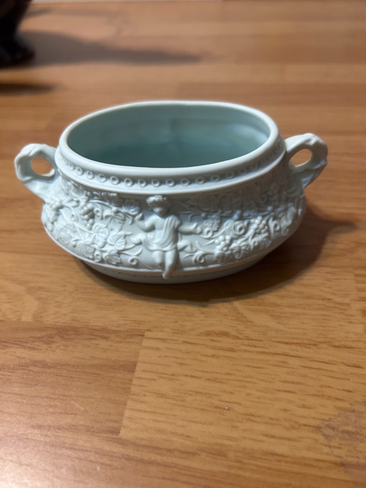 Lladro Miniatures Porcelain Centerpiece MINT Green DAISA 1984 No box