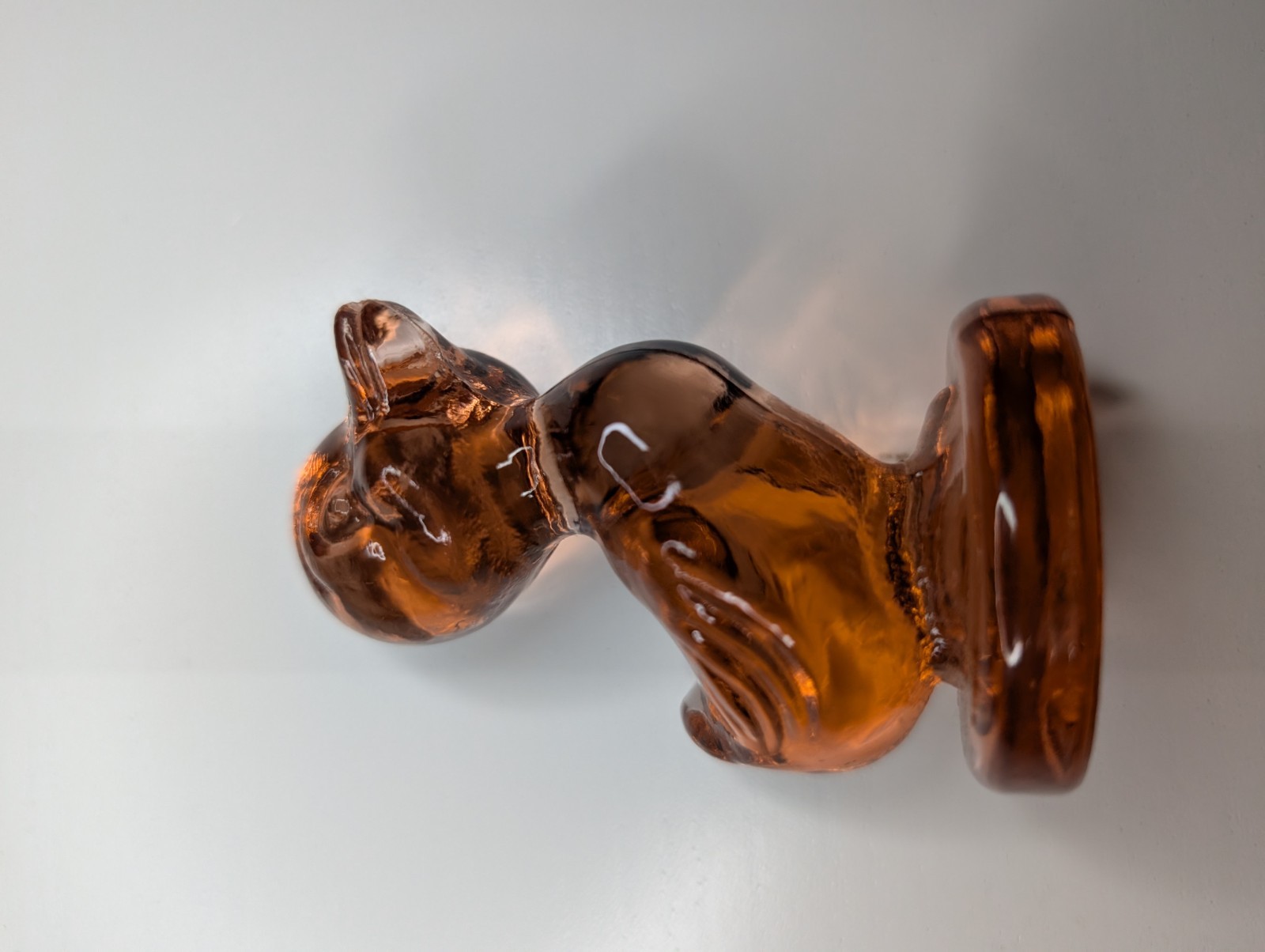 Debbie The Duck Light Rose Boyd Art Glass
