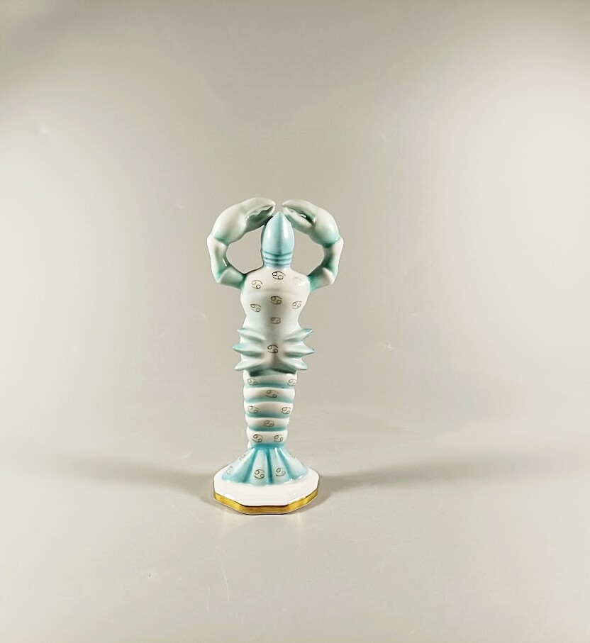 HEREND, ZODIAC SERIES, CANCER, HANDPAINTED PORCELAIN FIGURINE ! (B109)