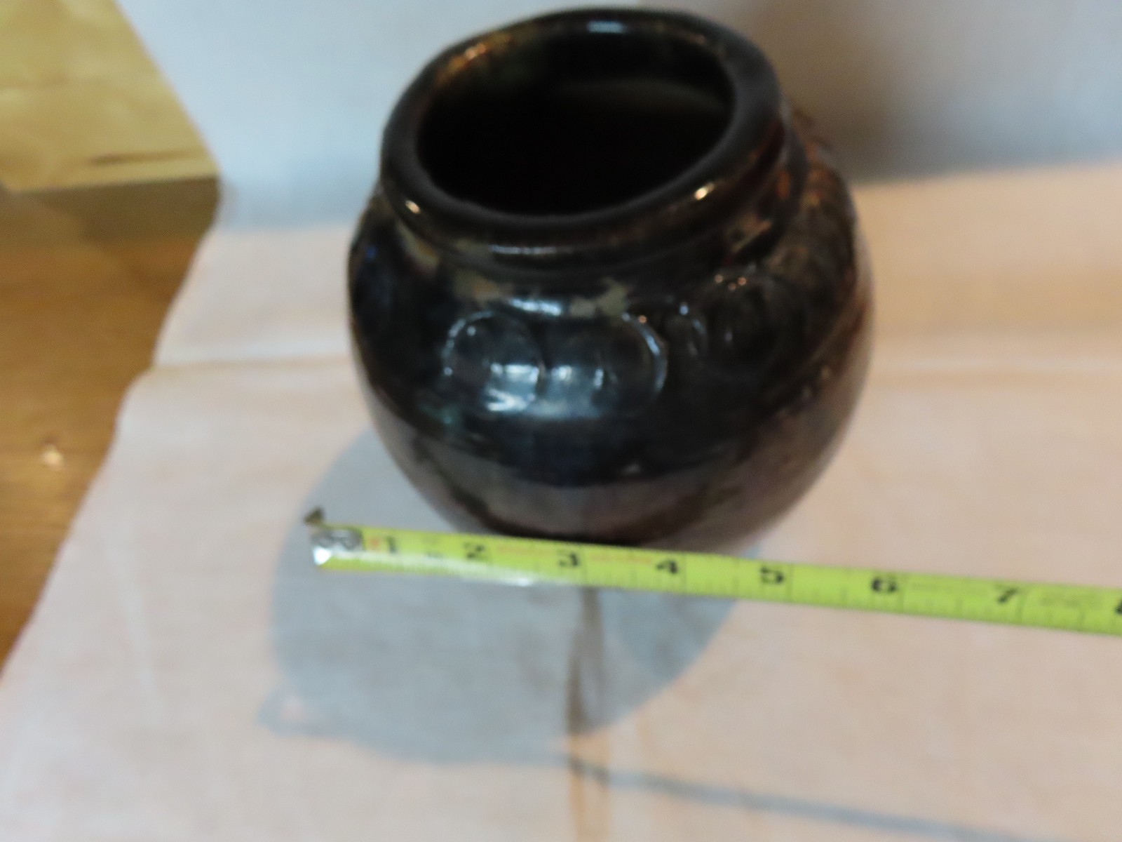 Art pottery vase signed by artist