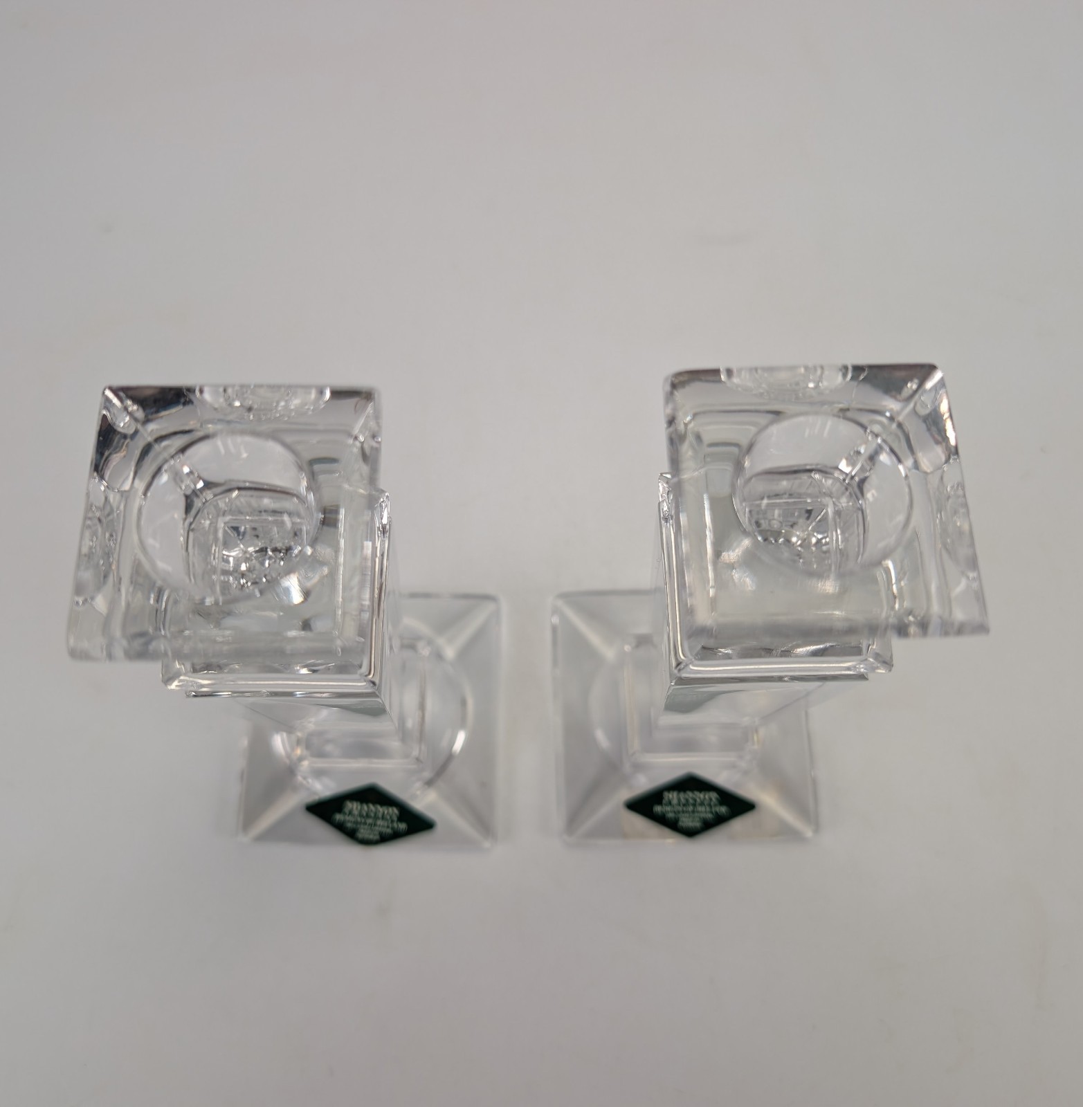 Shannon Godinger Lead Crystal Empire Candlesticks Design Of Ireland Slovakia