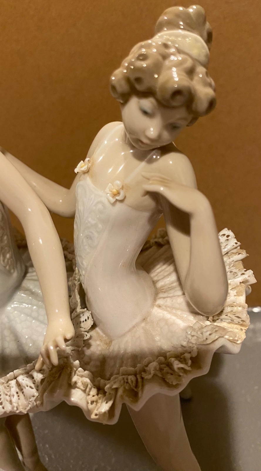 Lladro Spain porcelain figurine Ballet Dress Rehearsal #5497 Ballerina 7.5″