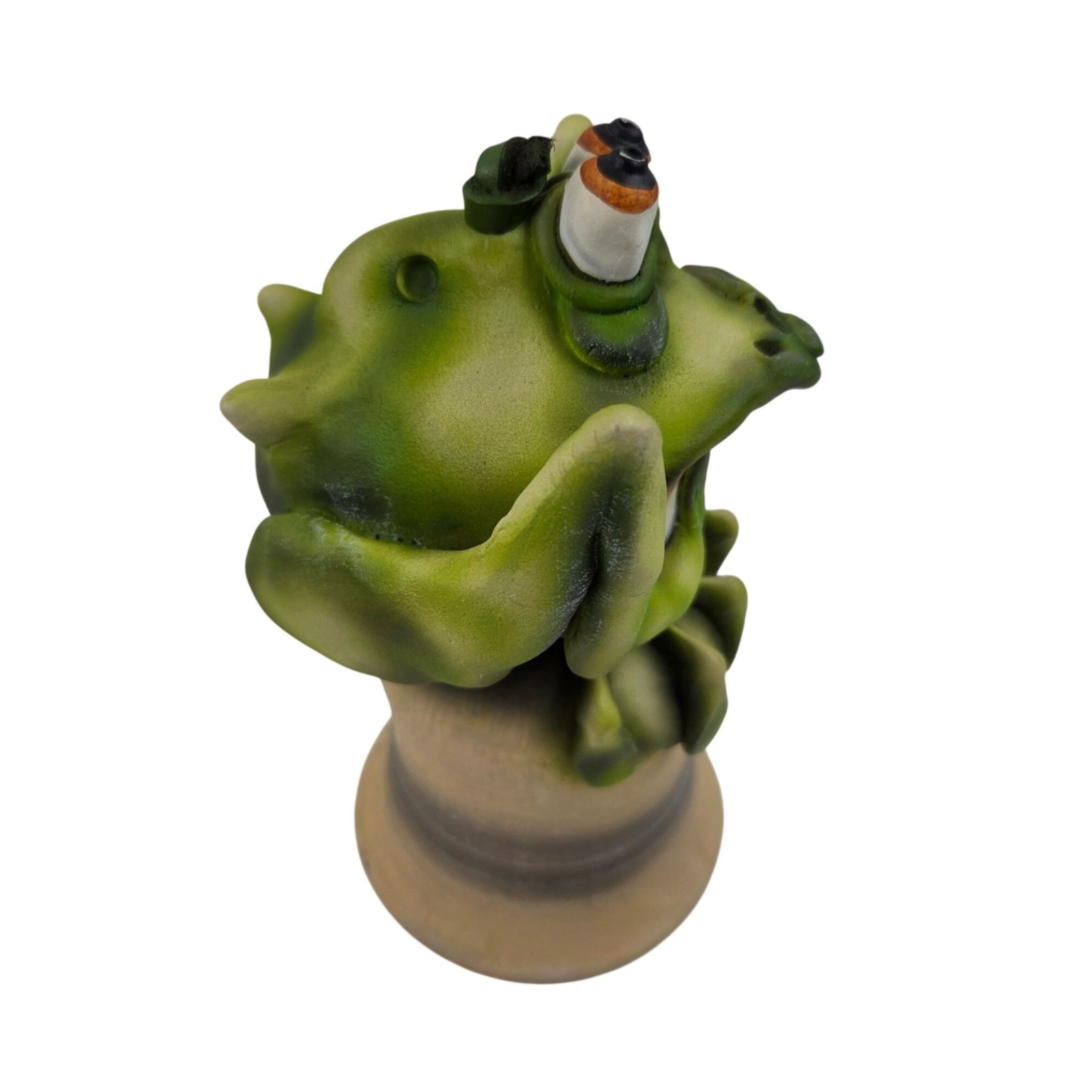 Todd Warner Frog Toad Bell 1997 Art Pottery Animal Series Artist Signed Dated