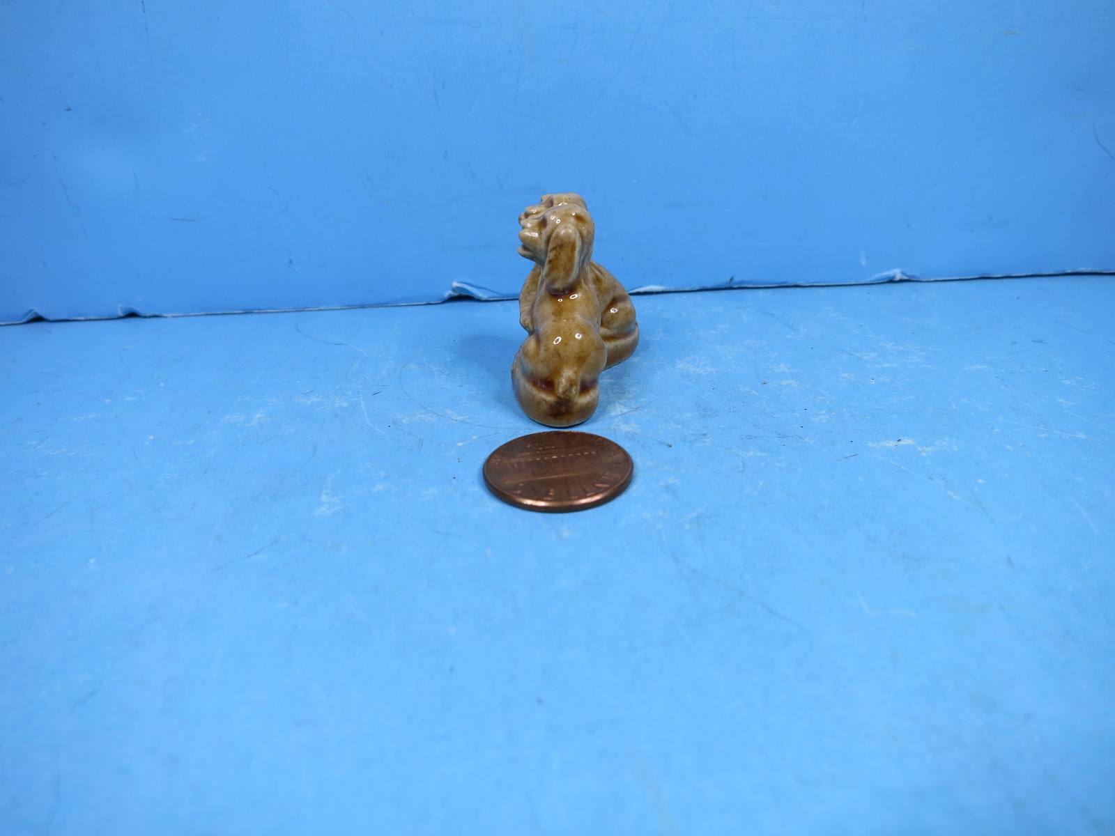 WADE WHIMSIES-Two Cocker Spaniel Puppy Dogs Ceramic Figurine-USED