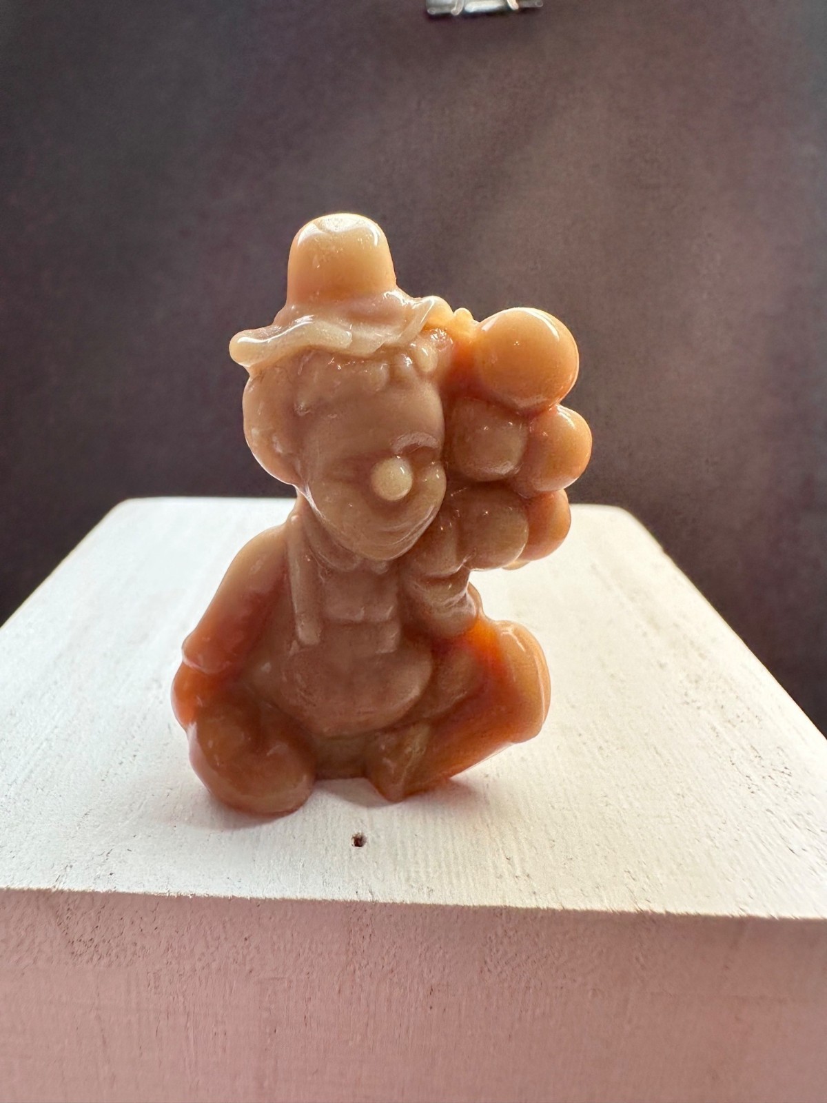 Mosser Glass Pee Wee Clown Alphabet Letter M