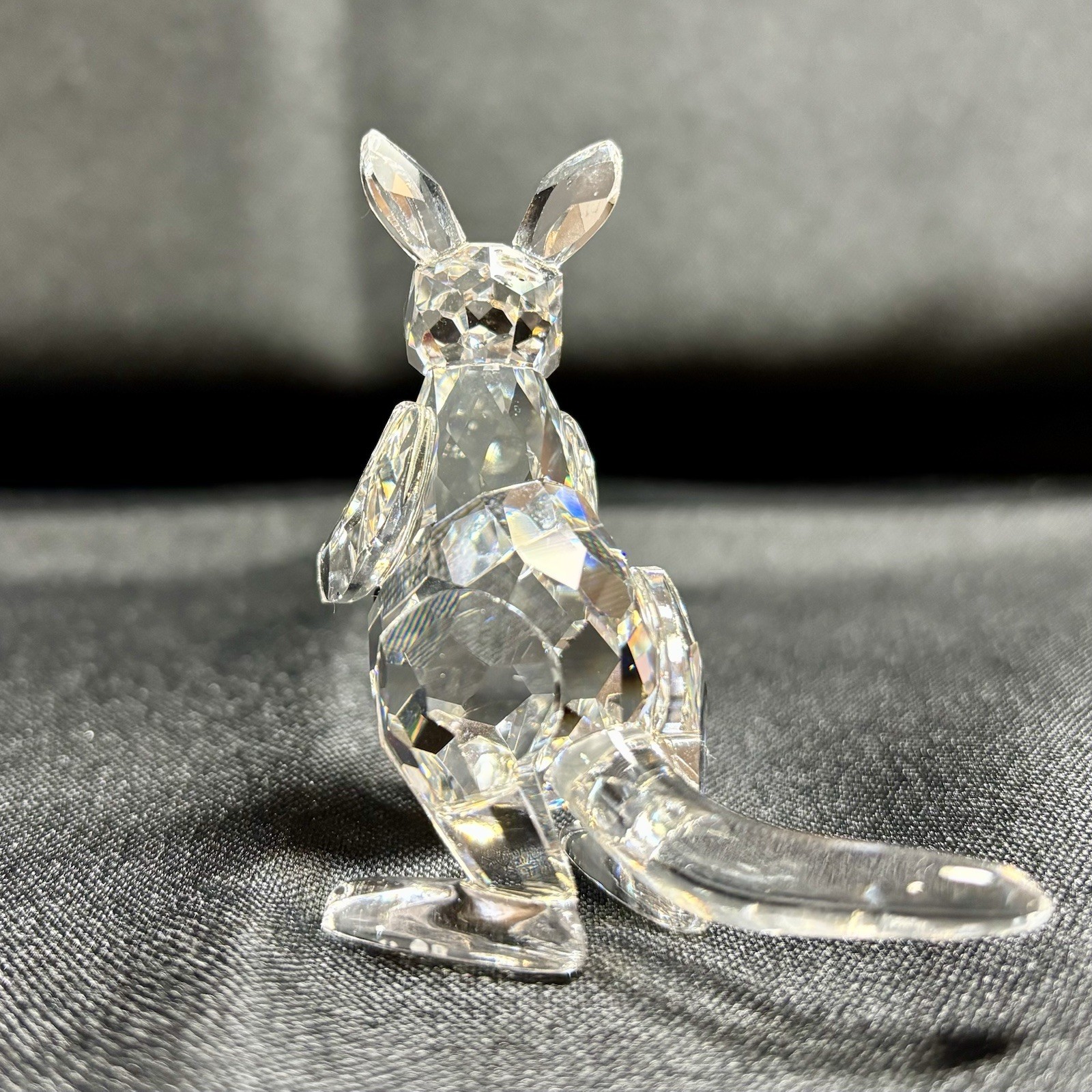 Swarovski Crystal Figurine Kangaroo & Baby Joey #181756 MINT in original box