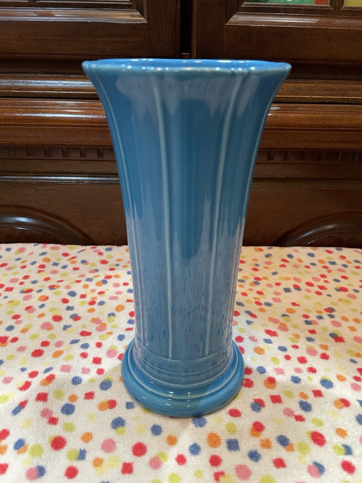 Fiesta Small Vase Peacock Excellent 8 Inches First Quality Gorgeous HTF