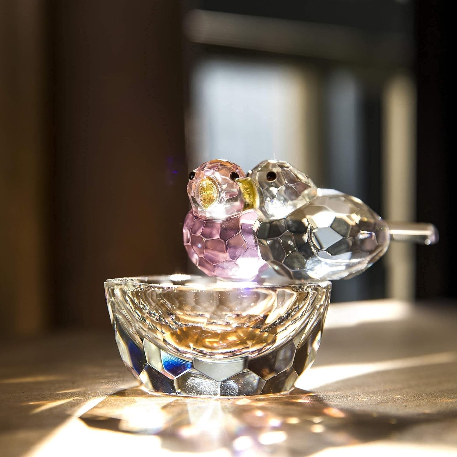 NEW Crystal 2024 Crystal Bird Figurine Collectible Art Glass Home Deco