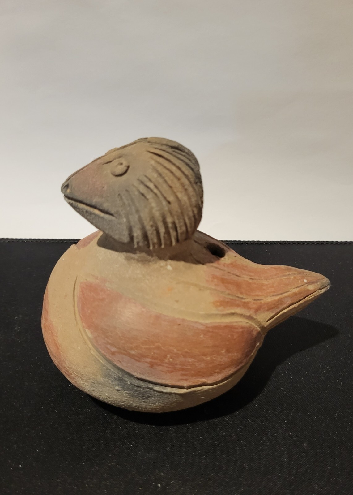 Vtg Pottery Bird / Dove Tonala Clay Sculpture Mexico Folk Native Art Figurine