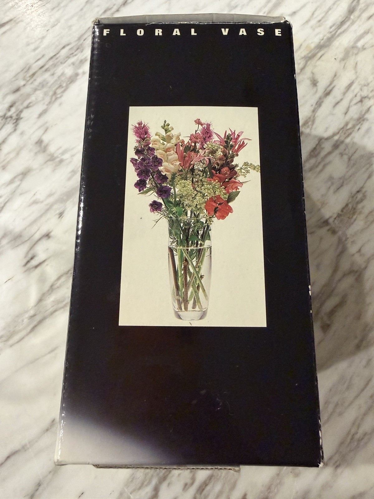 Vtg 1980s DANSK Crystal Floral Vase: 7″ Curved Fluted Glass, Czech Republic