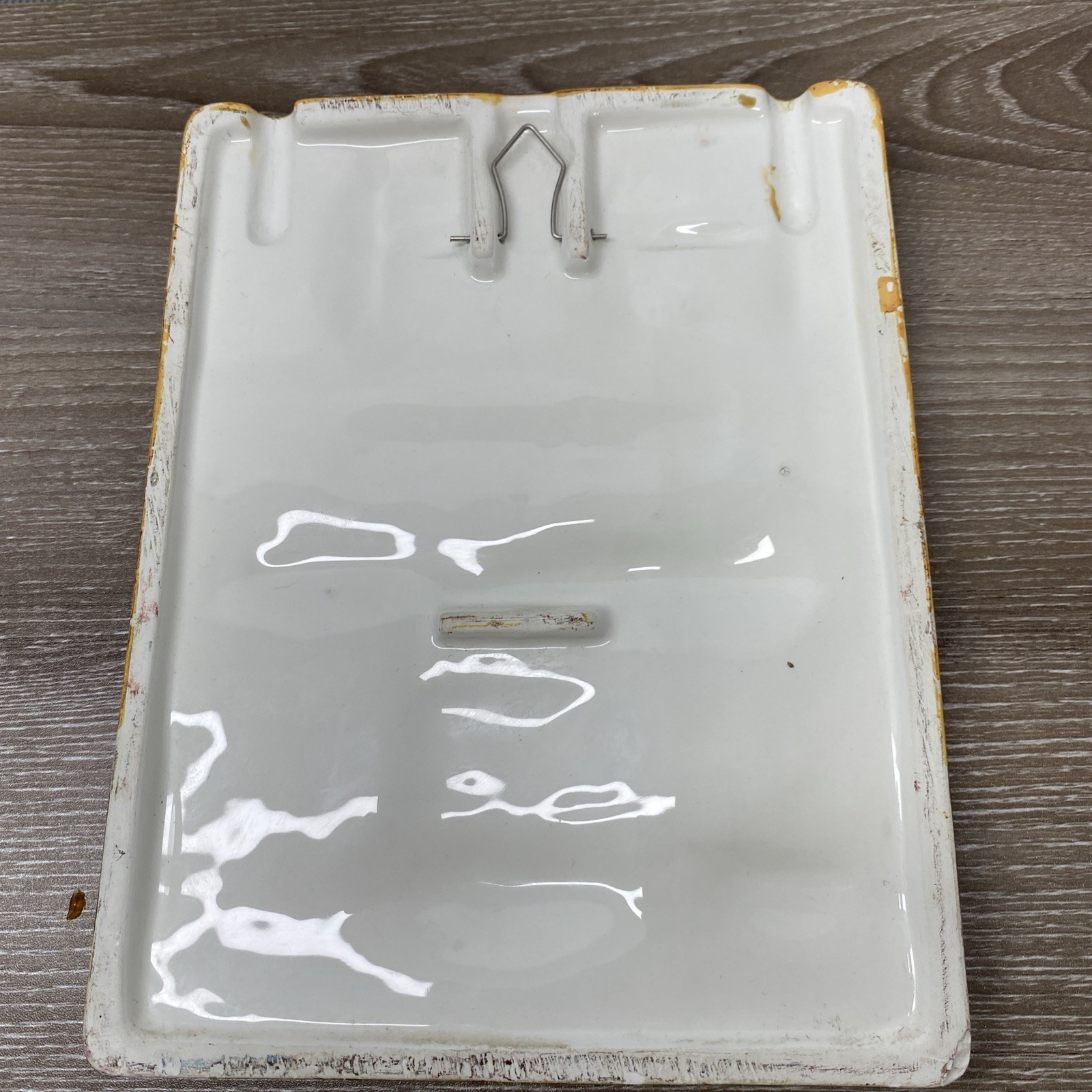 VTG Cafe Verona 3D Ceramic Hanging Wall Tile Artist Malcolm Surridge 6″ X 8.5″