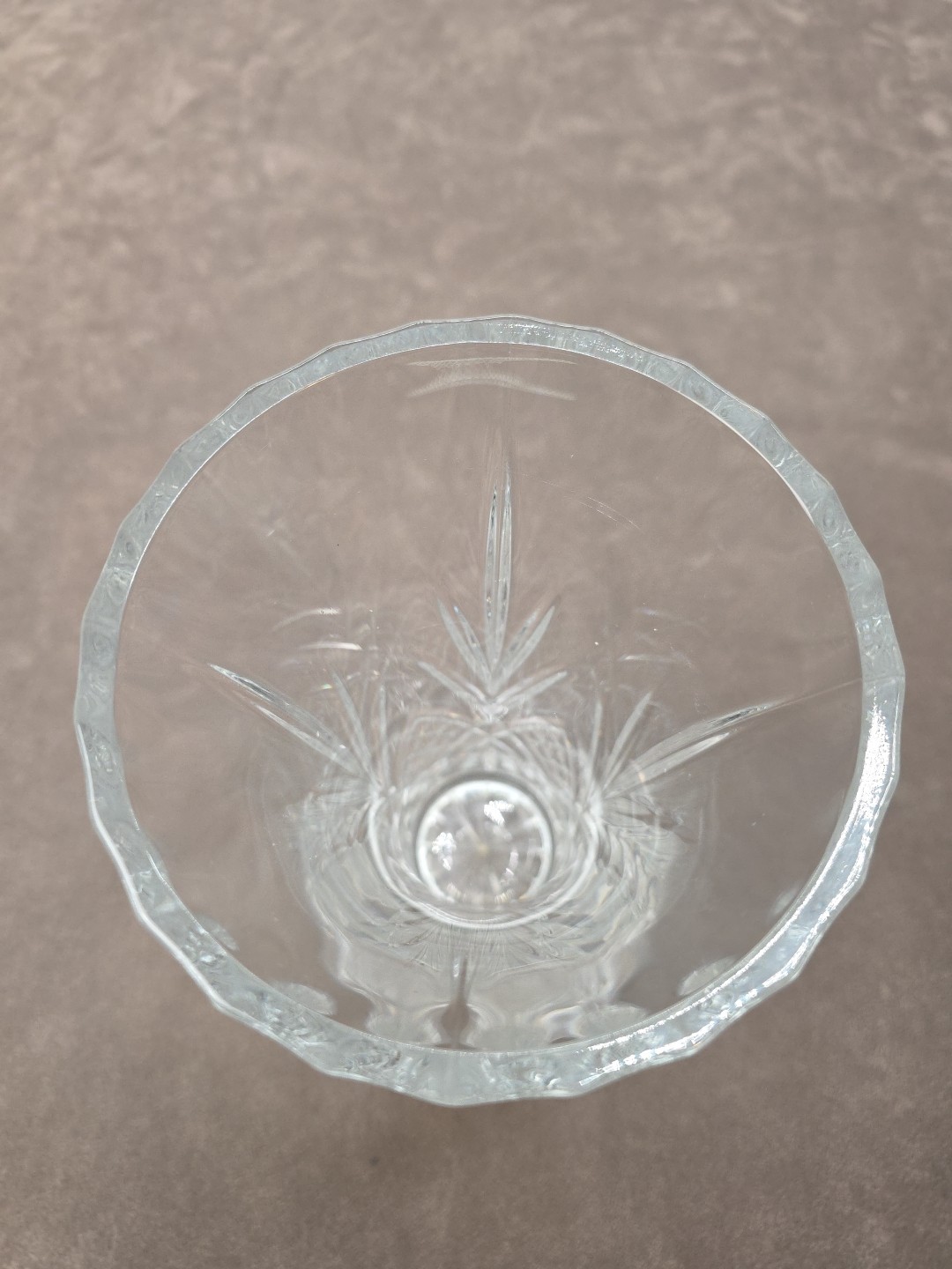 Vtg Cristal D’Arques-Durand Masquerade Diamond Cut 24% Lead Crystal From France
