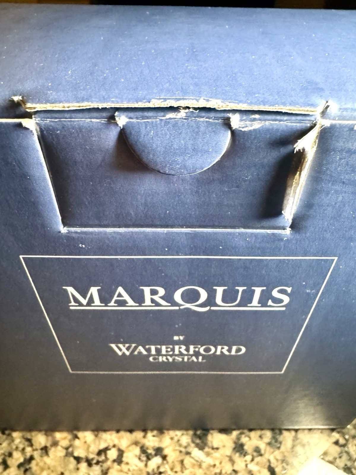NEW Pair Waterford Marquis Crystal Palladia 4” Candlesticks Orig Box Tableware