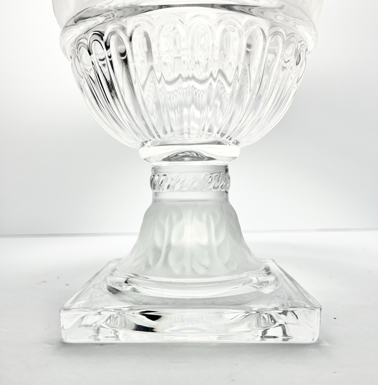 Godinger & Shannon Crystal “Athena” Large Crystal Flower Urn Statement Vase 12”