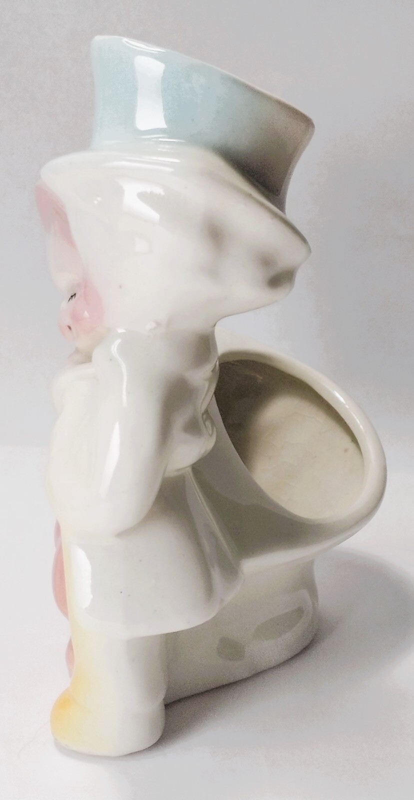 Vintage Shawnee Dancing Couple Planter Pastel Yellow Pink and Blue