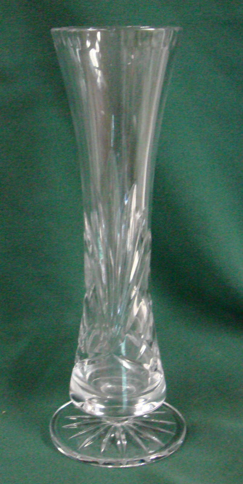 Rogaska RICHMOND 8″ Footed Bud Vase SIGNED
