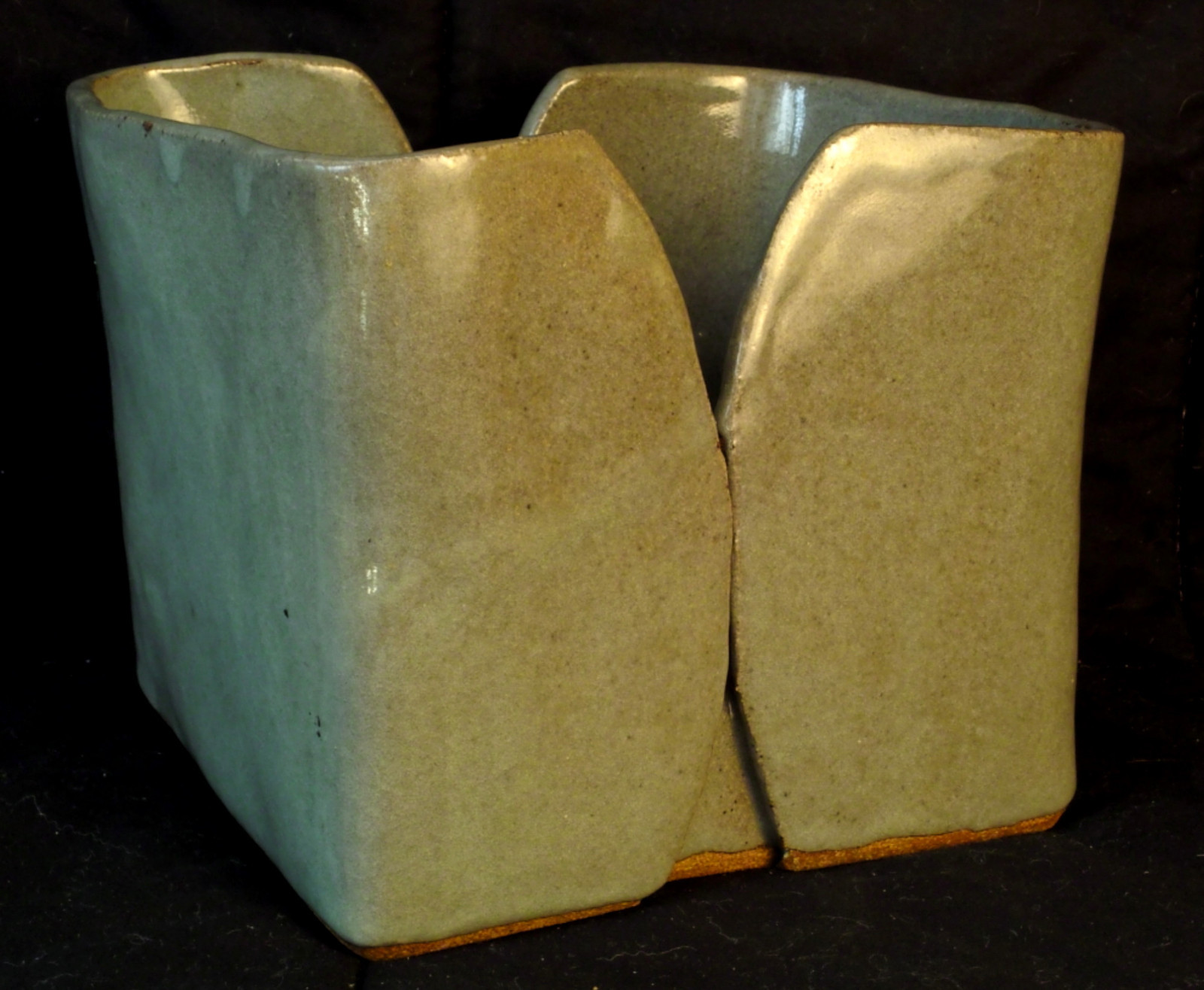 Large Double-Sided Open Pottery Box