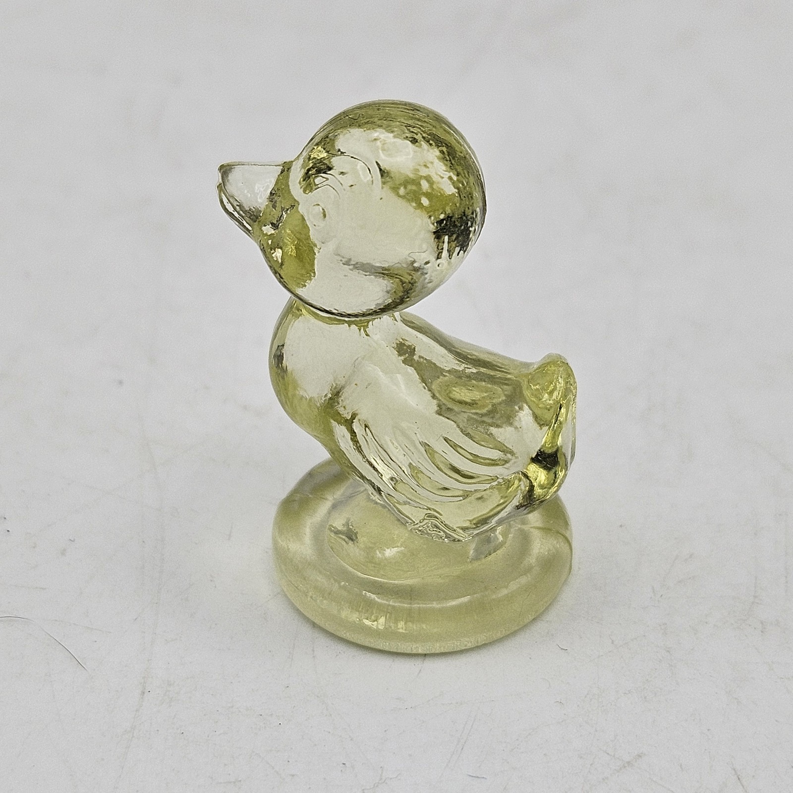 Boyds Glass ~ Debbie Duck Duckling ~ Cornsilk or Light Yellow