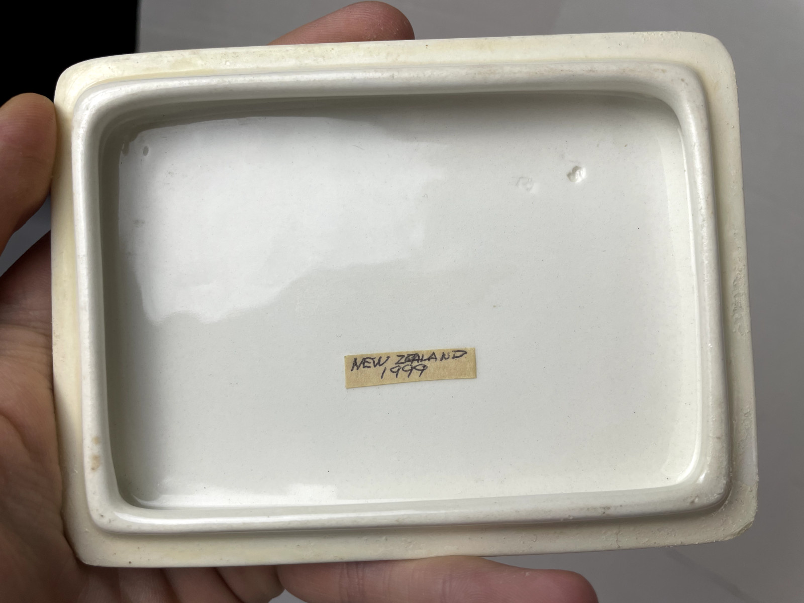 1953 Vintage Wedgwood Queensware Queen Elizabeth II Coronation Cigarette Box