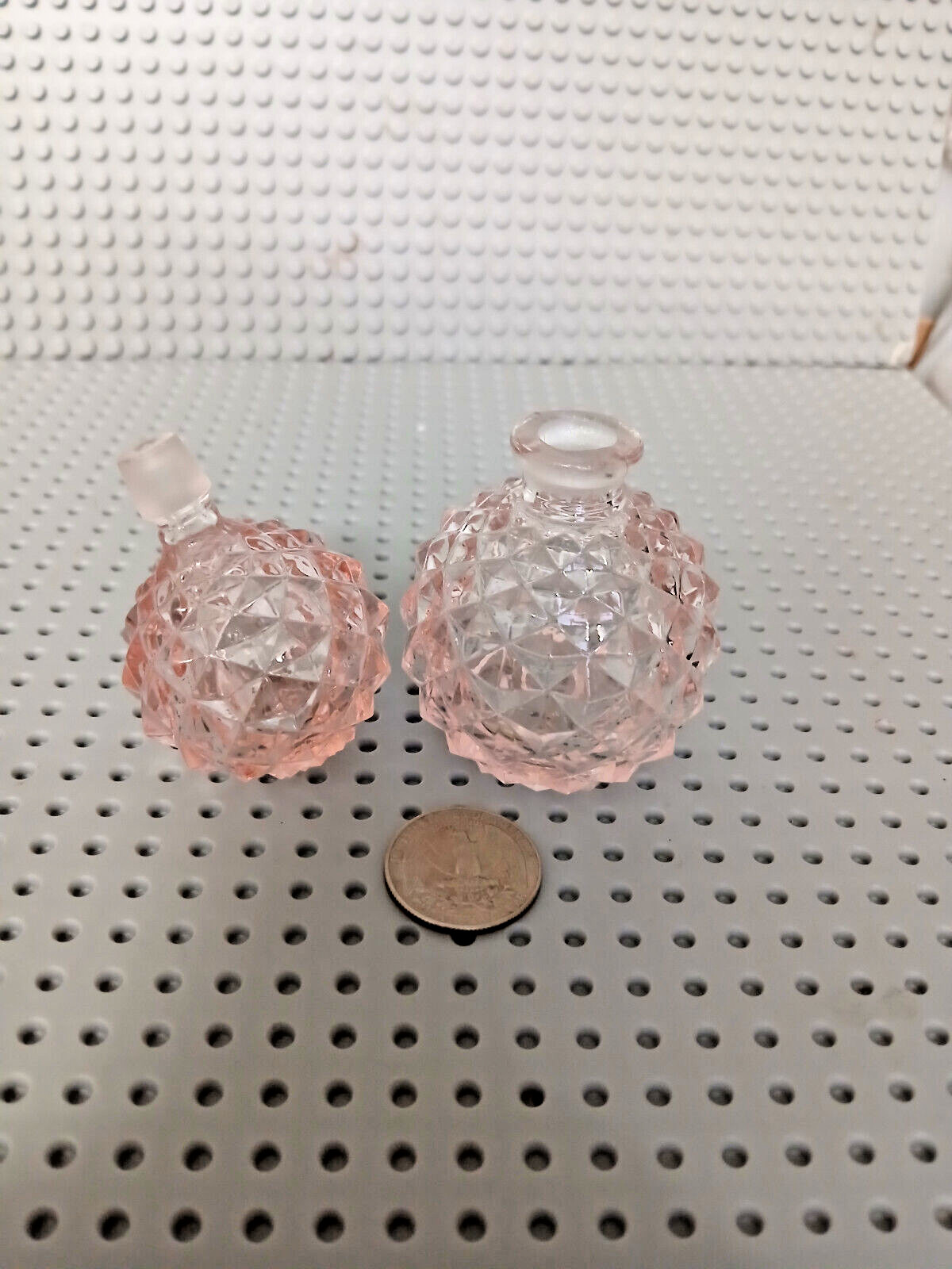 RARE VANITY SET Antique American Fostoria glass Perfume lot 2