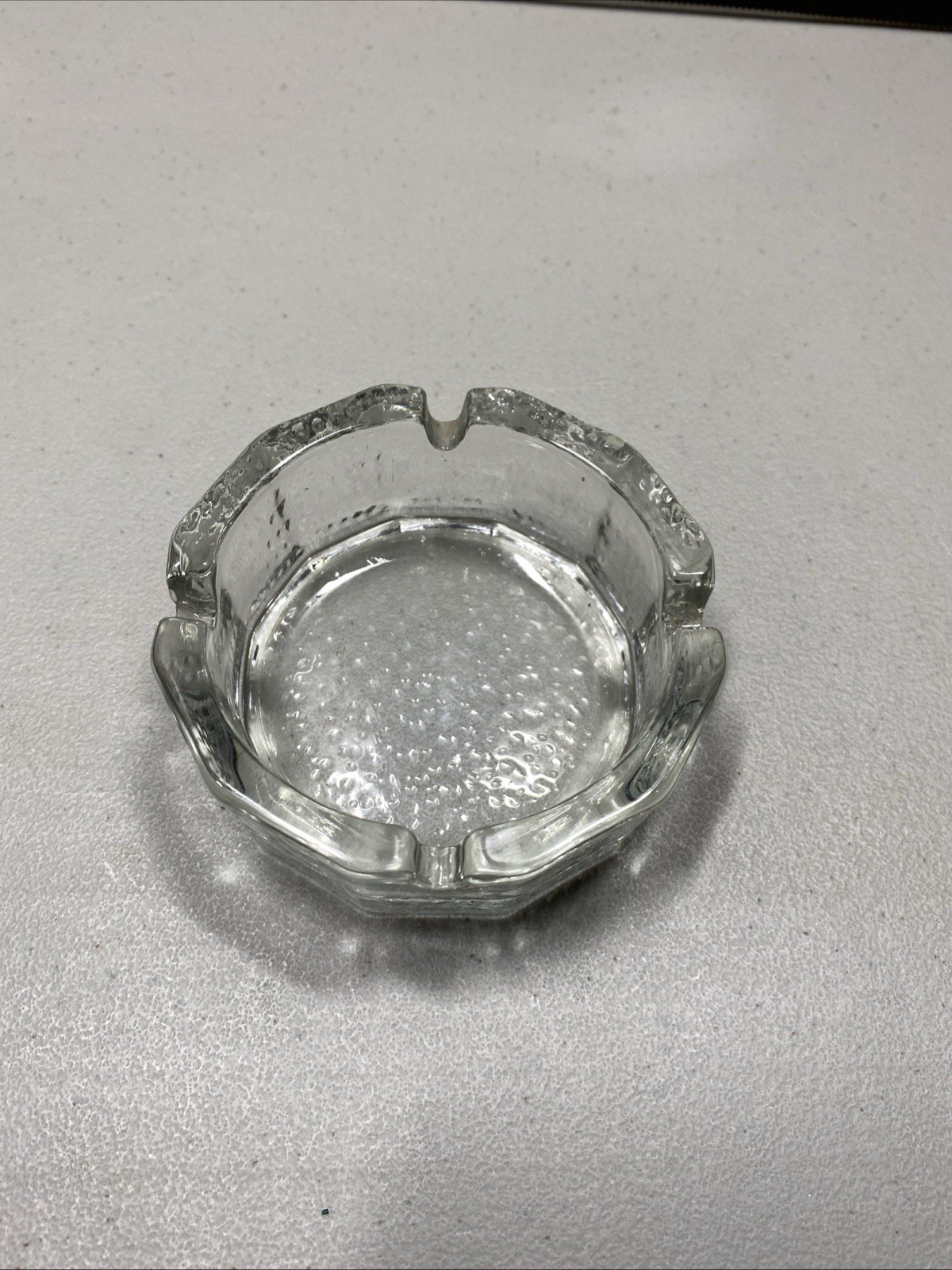 blenko glass ashtray 4 Inches Wide By 1 1/2 Inches Tall