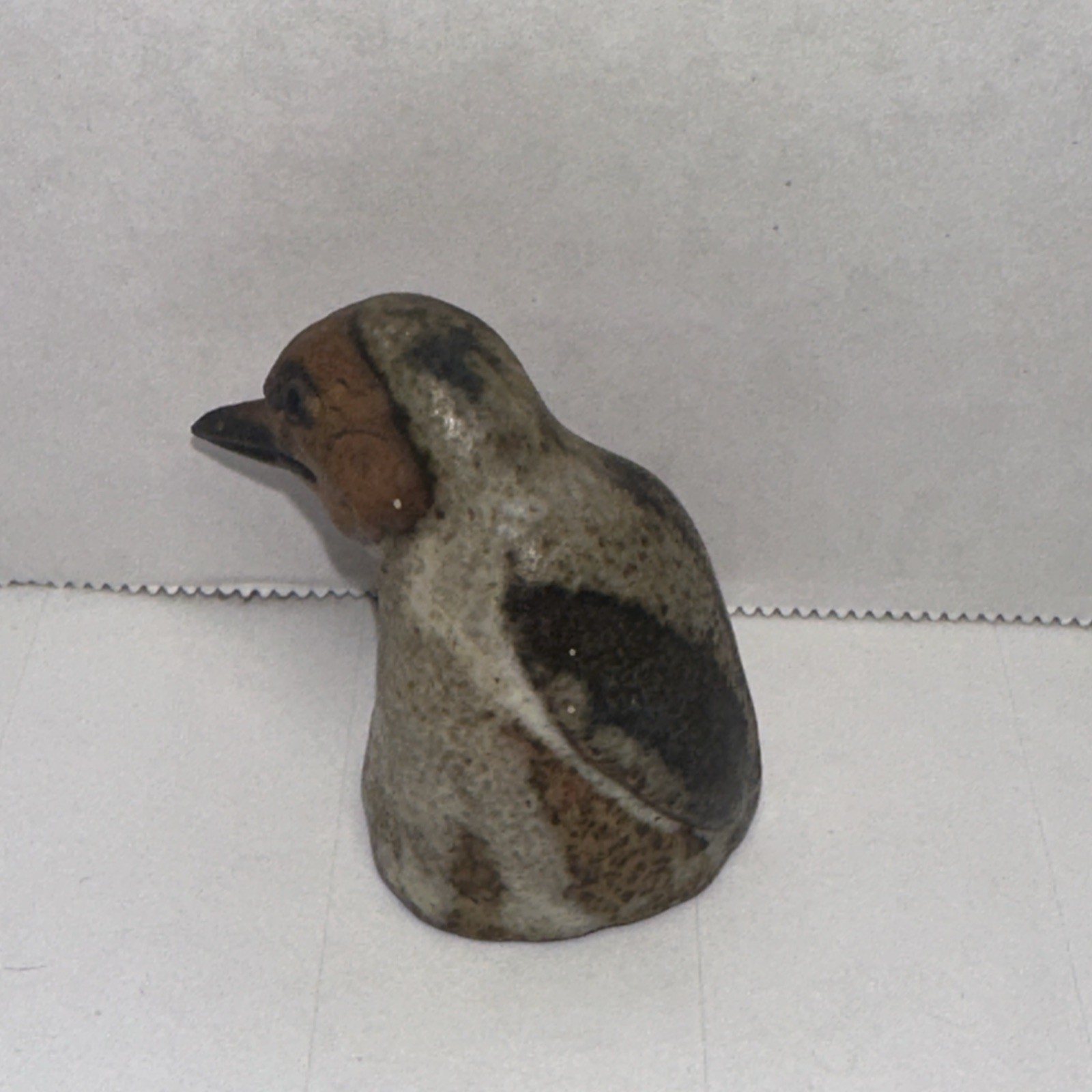 Tremar Baby Kingfisher U.K. Pottery Baby Bird 1.5” Sm Stoneware Pottery Gift