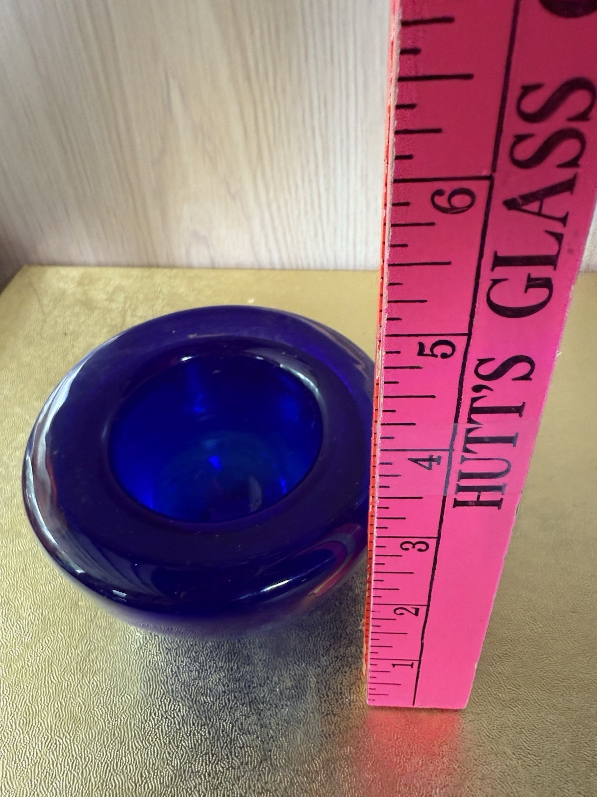 Mikasa Mallory Cobalt Candle Holder Votive. Made In CZECH REPUBLIC. Lot Of 4