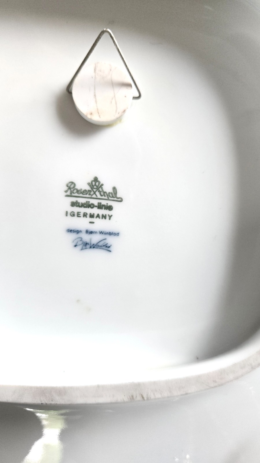 Vintage Bjørn Wiinblad Rosenthal Studio-Line Porcelain Large Wall Plate 12″