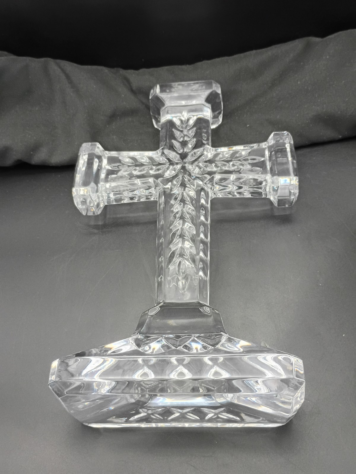 Royal Limited Crystal Cross 10” 24% Lead Made Slovenia w/ Original Box