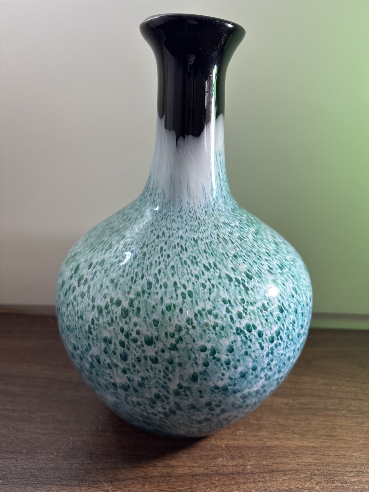 Rare Mid Country Art Glass Vase